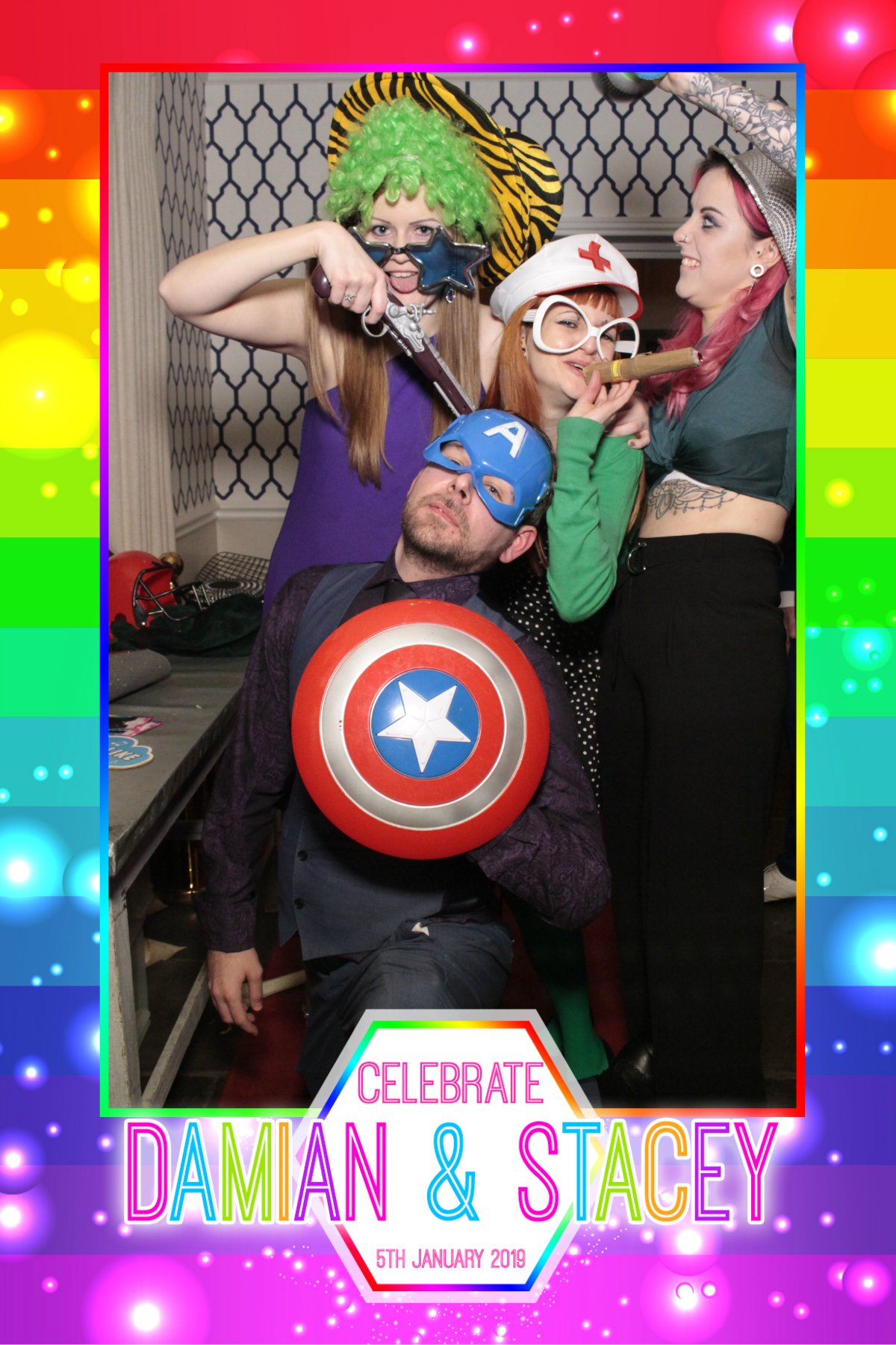 Damian and Stacey's Wedding | View more photos from the event at gallery.myphotoboothexperience.co.uk/u/MyPhotoBoothExperienceLtd/Damian-and-Staceys-Wedding